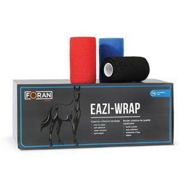 FORAN Eazi-Wrap - samoprzylepny bandaż elastyczny w kolorze czarnym.